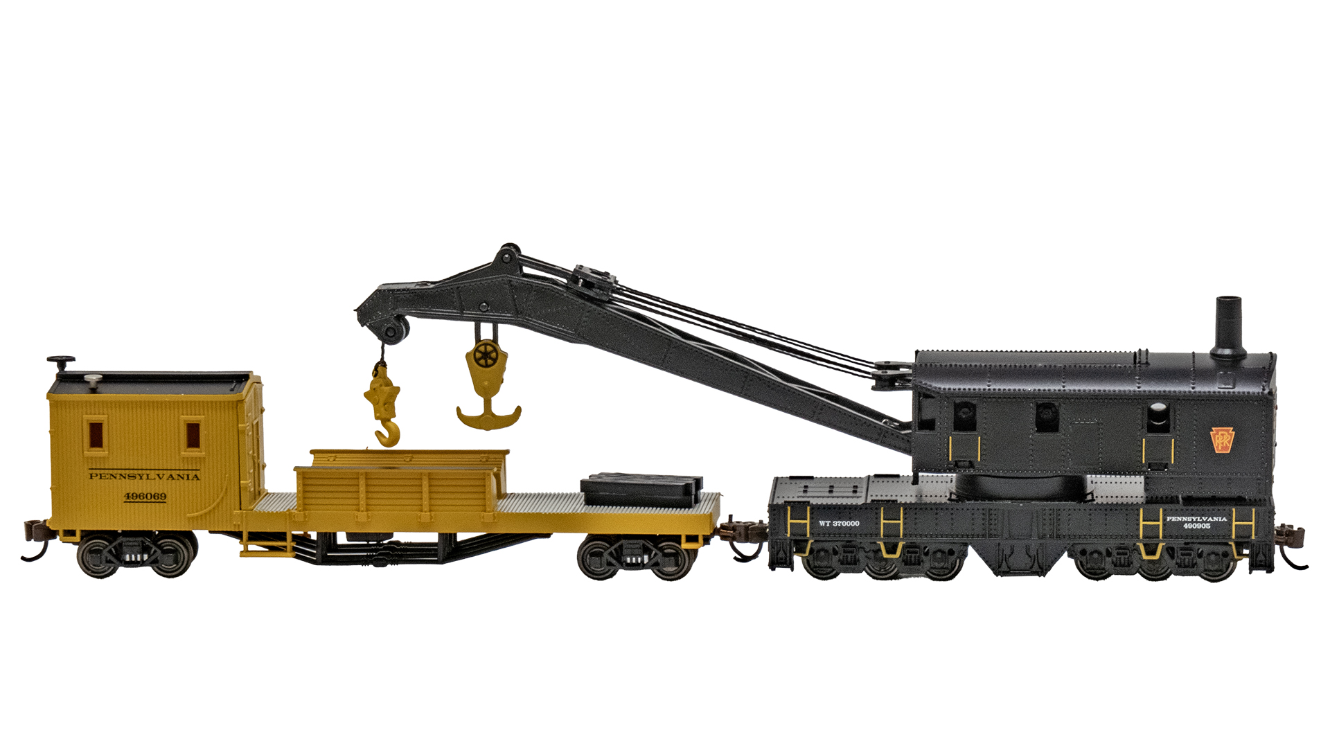250-Ton Crane & Boom Tender - Pennsylvania Railroad [16152