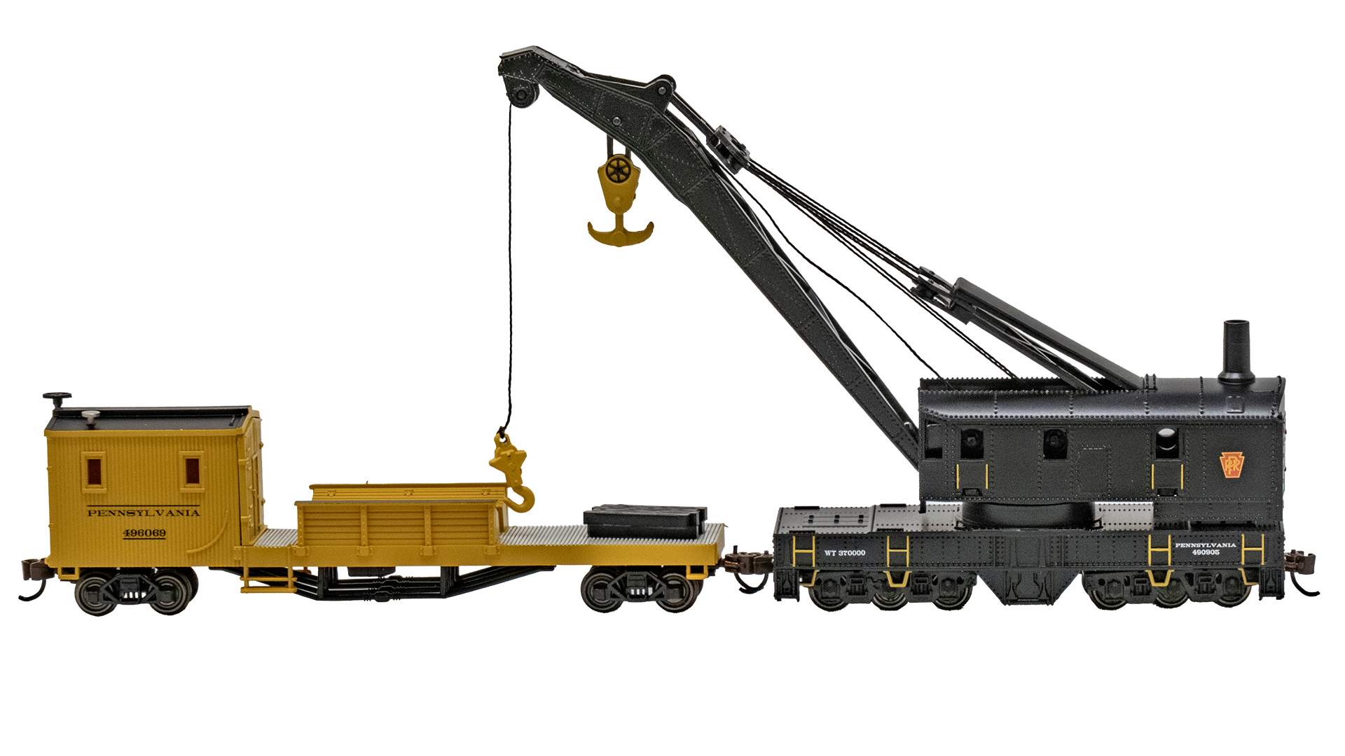 250-Ton Crane & Boom Tender - Pennsylvania Railroad [16152