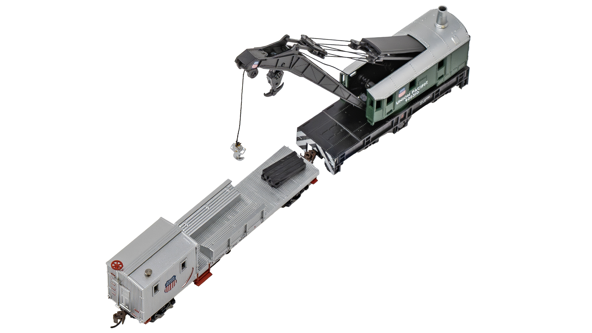 【中古】Bachmann Trains クレーンとブームテンダーホースケール 250-Ton Crane & Boom Tender - Union Pacific® [16154] - $89.00