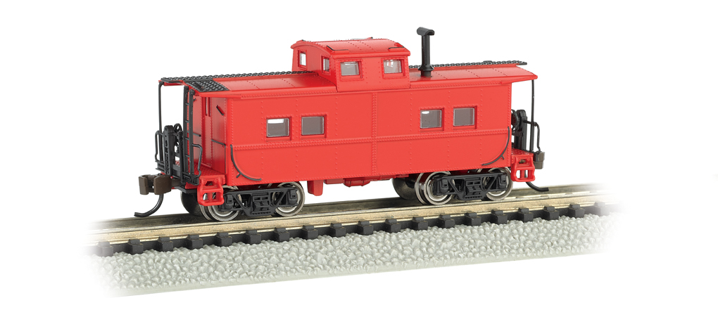 Painted, Unlettered - Caboose Red - NE Steel Caboose