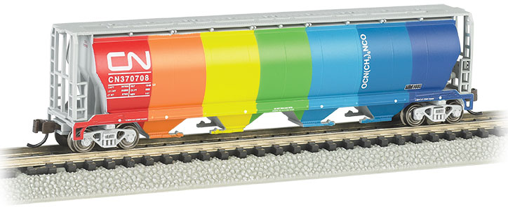 Bachmann 73804 HO Cylindrical Covered Grain w/ EOT Flasher CP #386502 
