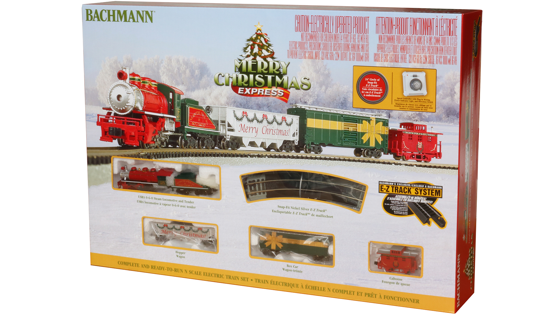 bachmann christmas train set ho scale