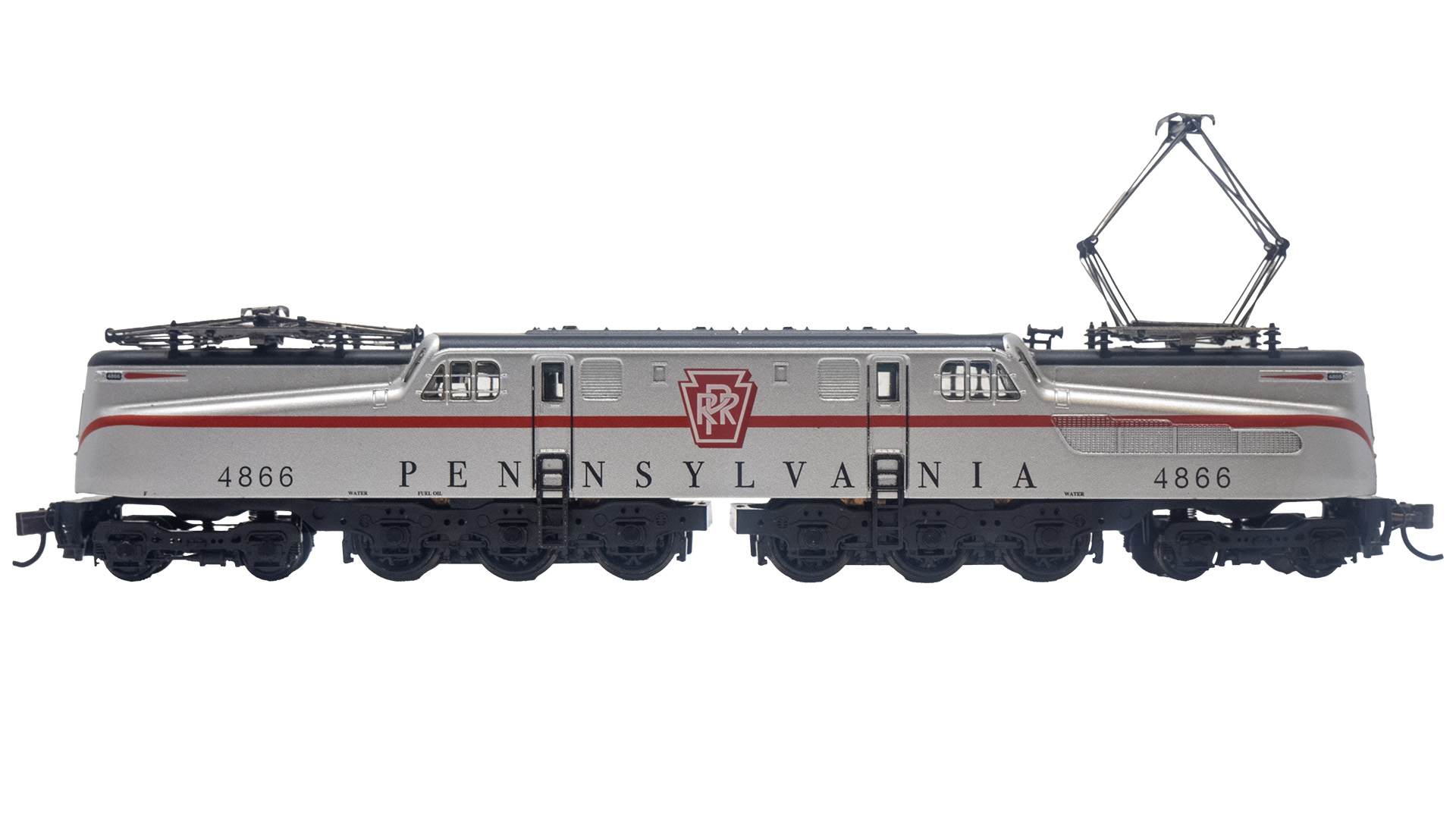 GG-1 - PRR #4866 – Silver w/ Red Stripe [65254] - $349.00
