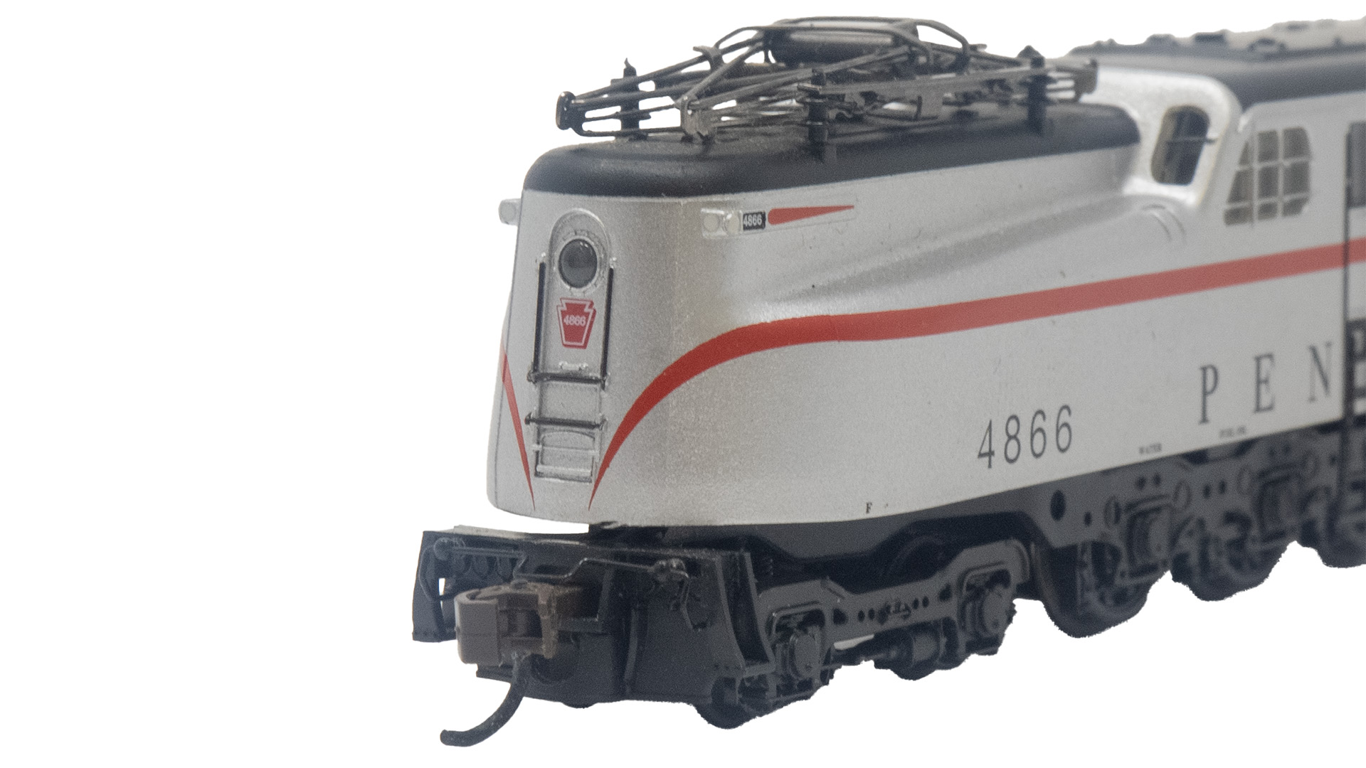 GG-1 - PRR #4866 – Silver w/ Red Stripe [65254] - $349.00