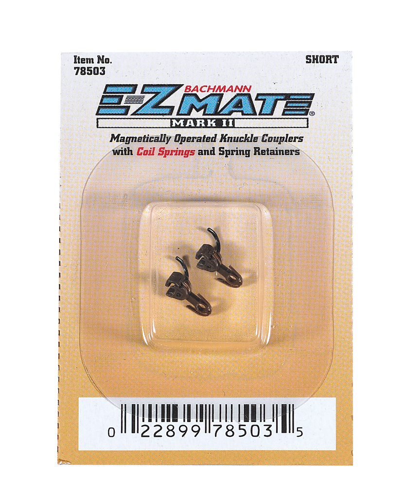 NEW Bachmann E-Z Mate Mark II Magnetic Knuckle Couplers Short HO Scale BA... 2 