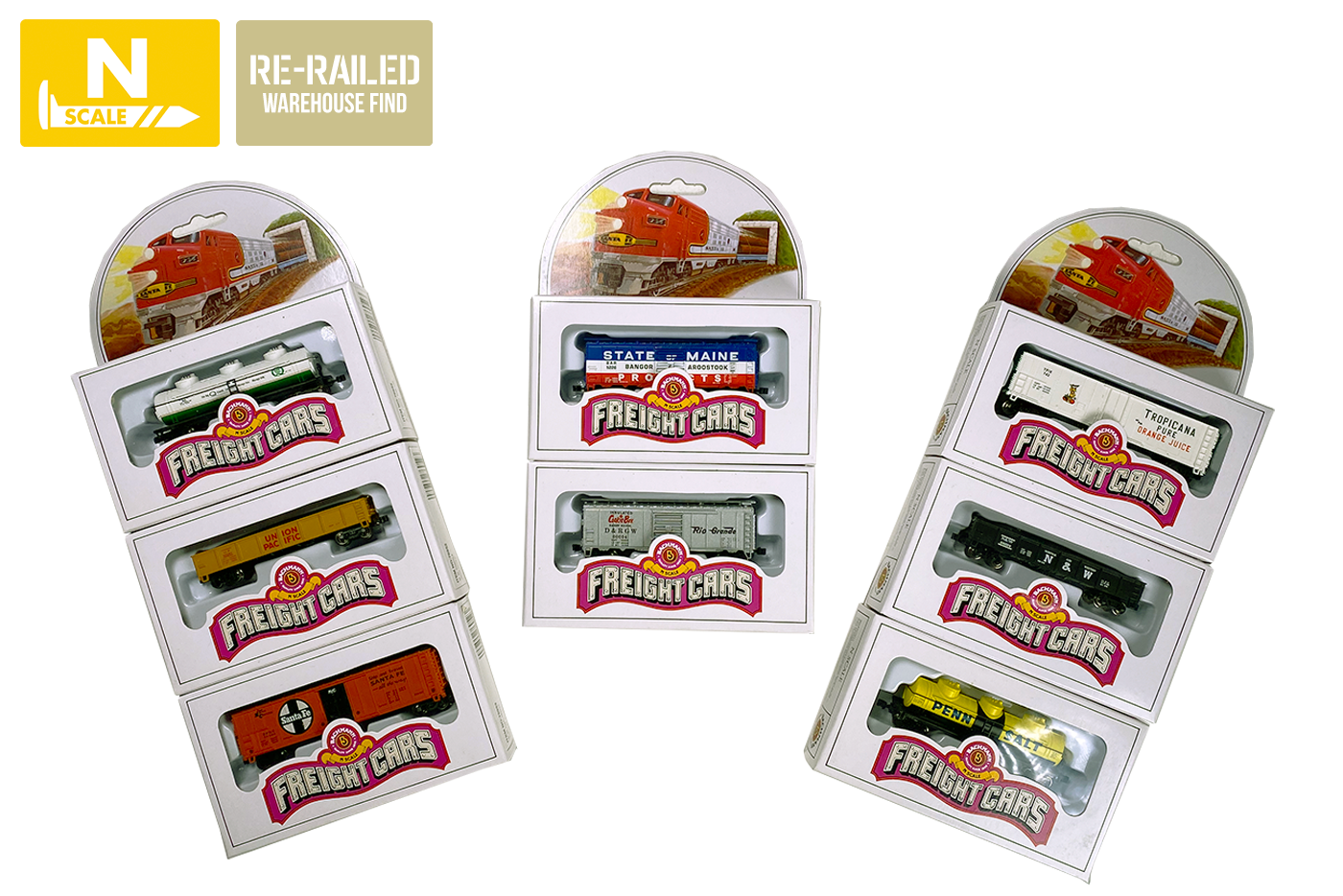 Rolling Stock Set of 8 - Assorted