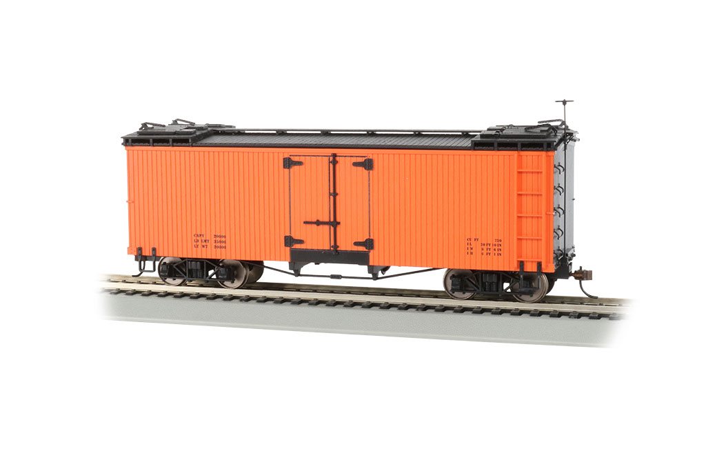Orange with Black Roof and Ends - Reefer - Data Only