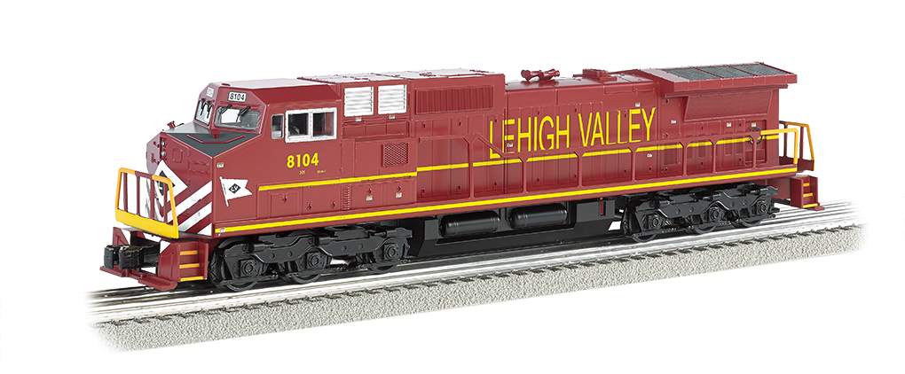 Lehigh Valley #8104 GE DASH 9 w/ True Blast® Plus
