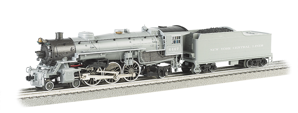 ho scale new york central steam locomotives