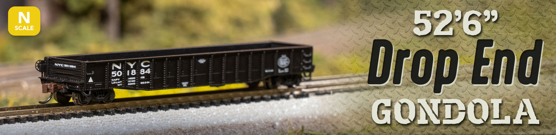 (image for) N Scale Drop End Gondola