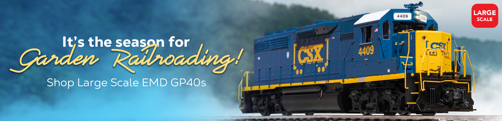 (image for) Large Scale GP40s