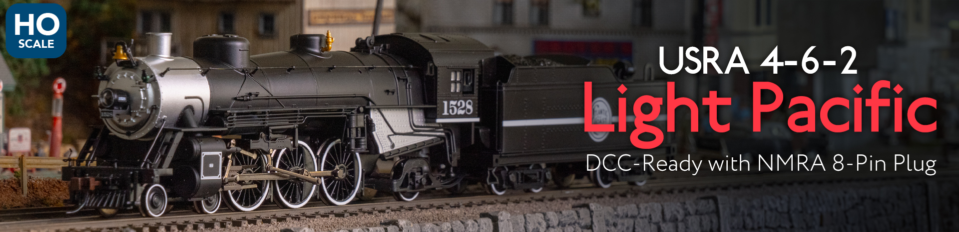 (image for) HO Scale USRA 4-6-2 Light Pacific